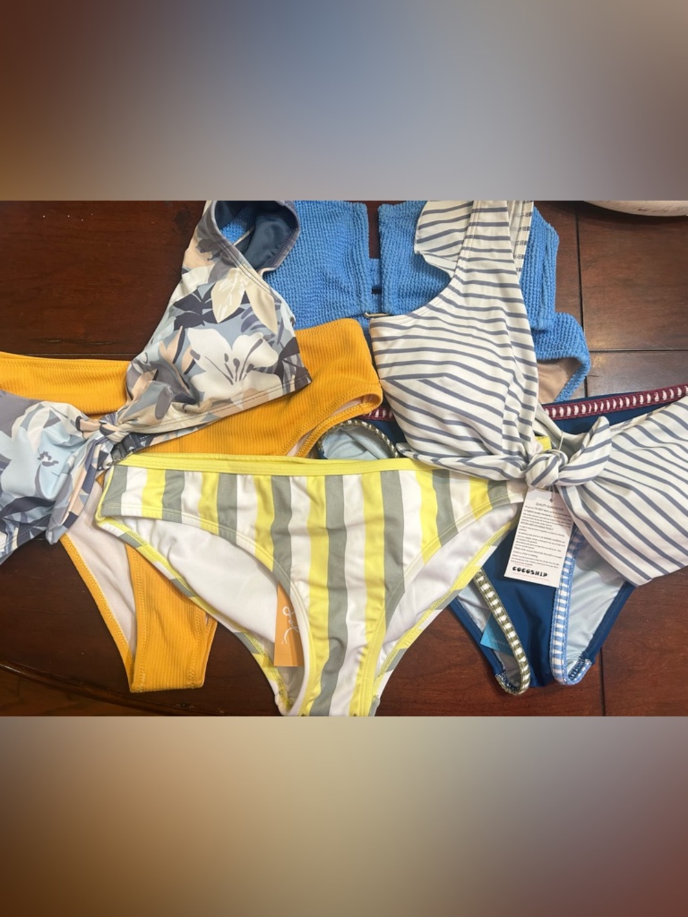 7pc Swim Bundle Medium NWT Cupshe Shade & Shore Zaful Bikini Lot